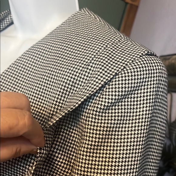 VTG Sheridan Square Herringbone Women's black/ white Blazers/Suits Jackets Sz 12 - Picture 6 of 10
